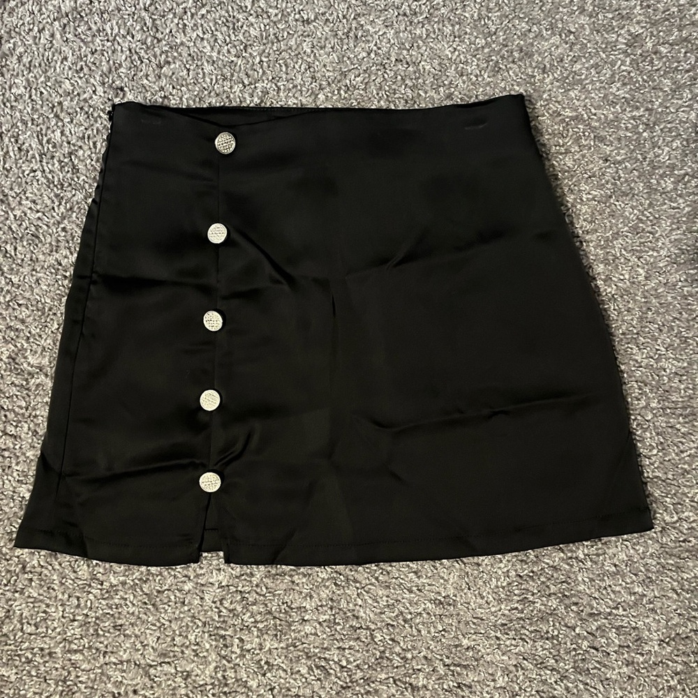 Cider: Black Mini Skirt